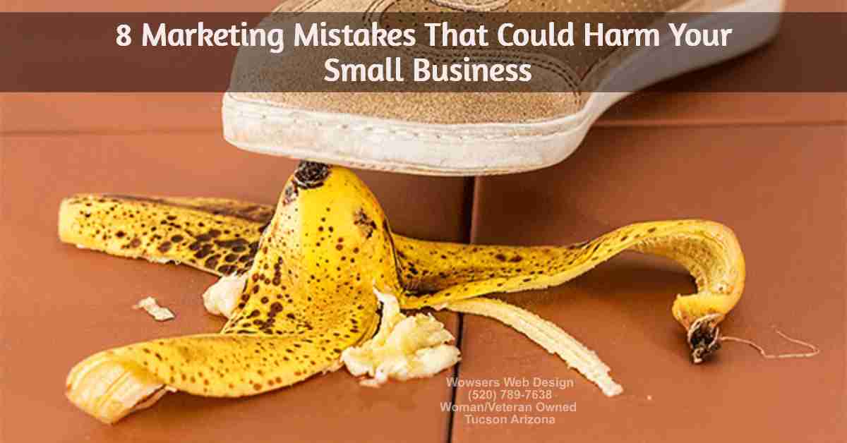small business marketing mistakes