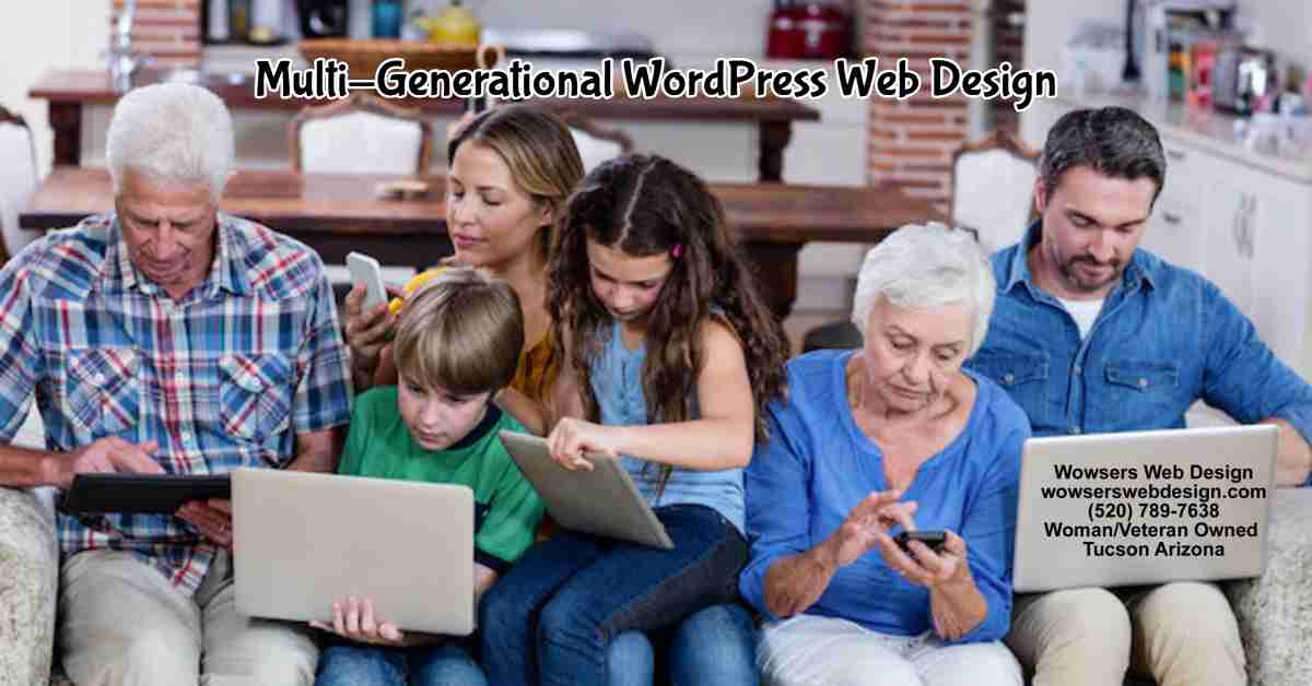 Multi-Generational WordPress Web Design
