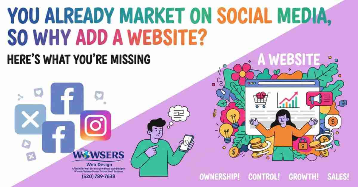 do I need a website if I have social media