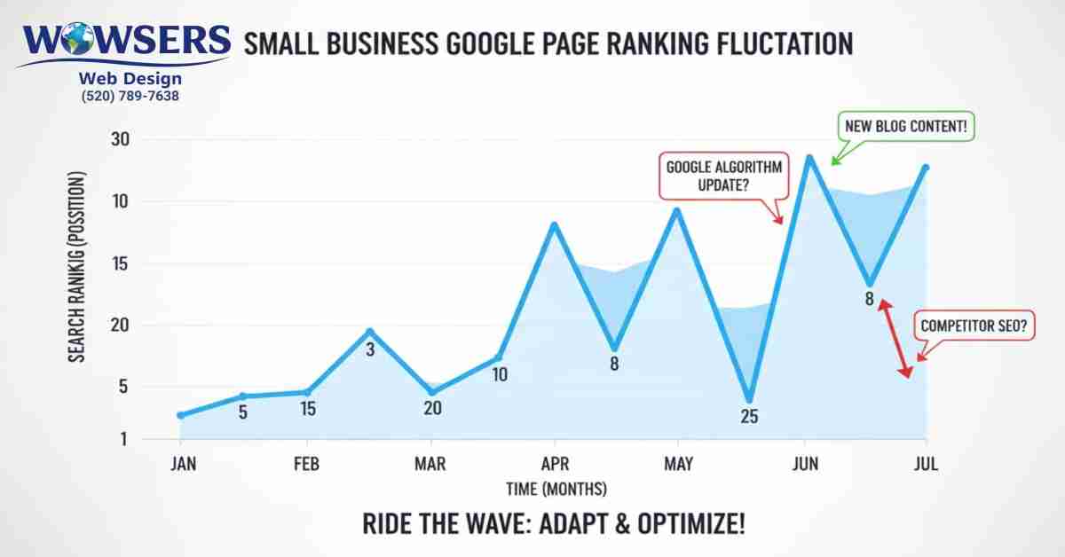 Google ranking fluctuations
