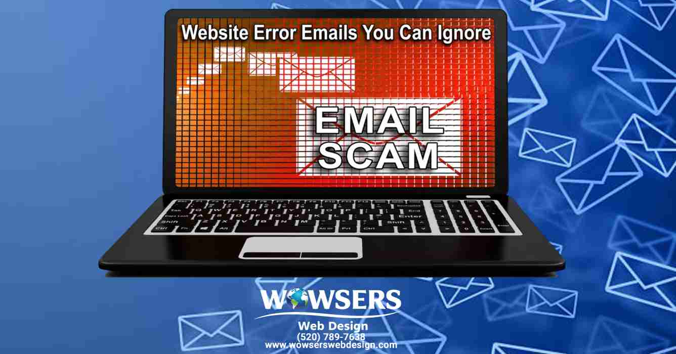 website error emails