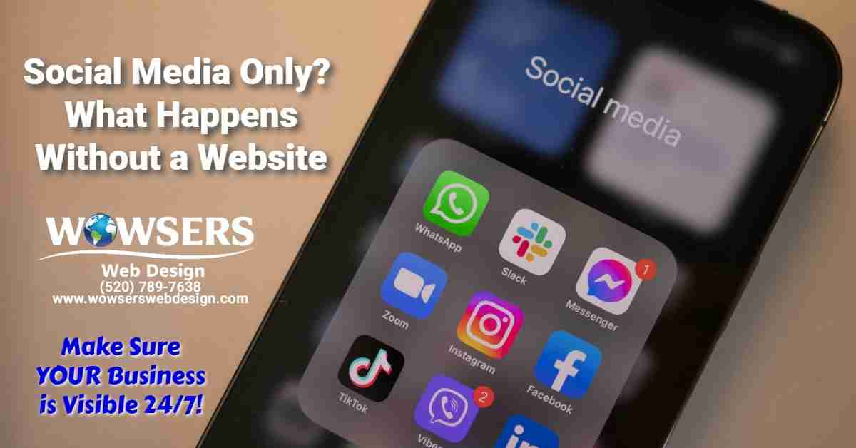 without a website