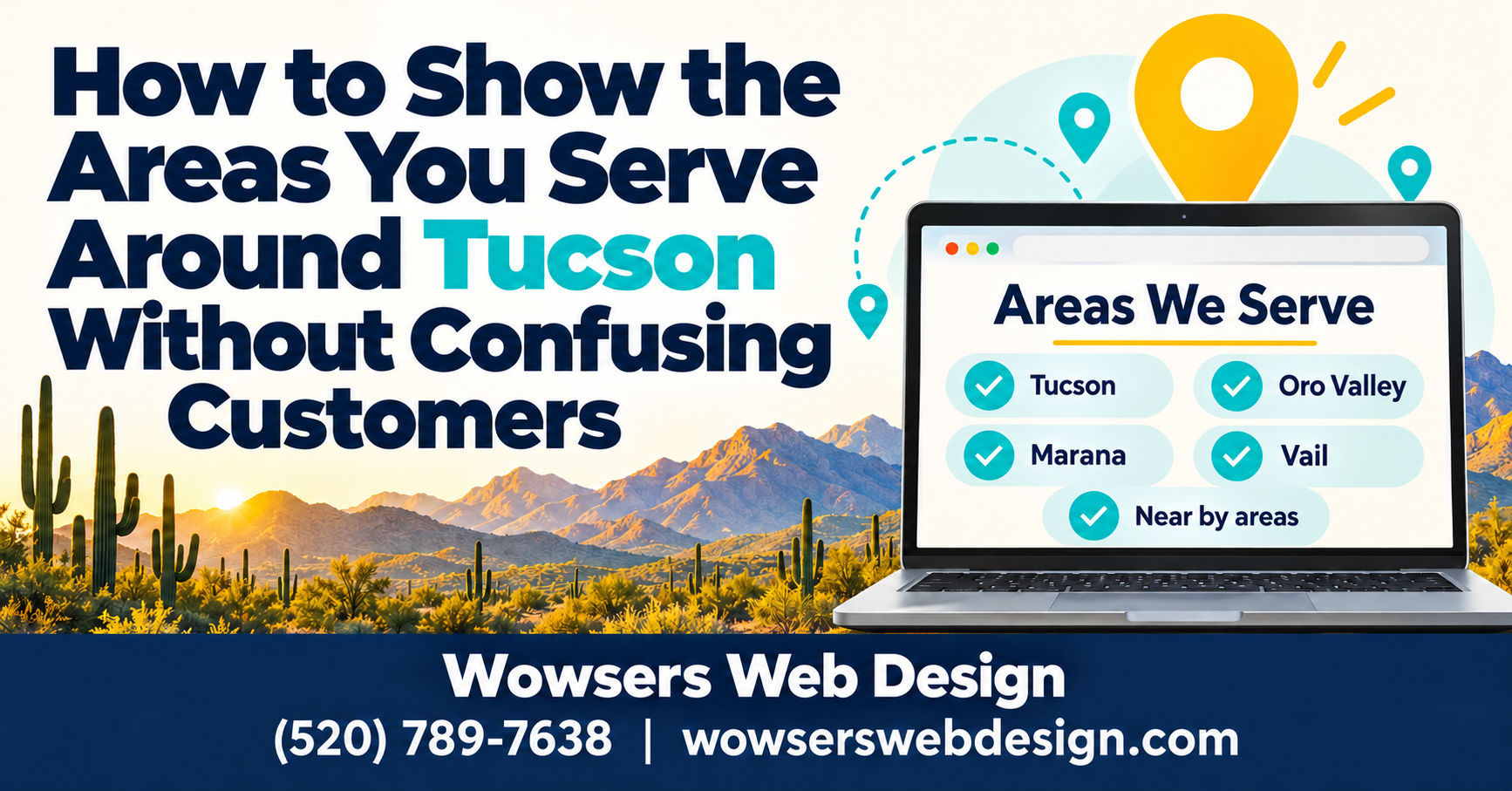 Tucson business service area website